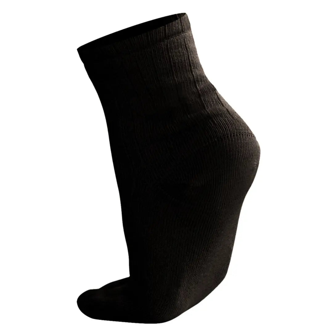 FußGut BIG Sensitiv Socken in Schwarz – extra bequeme und nahtlose Socken für empfindliche Haut.