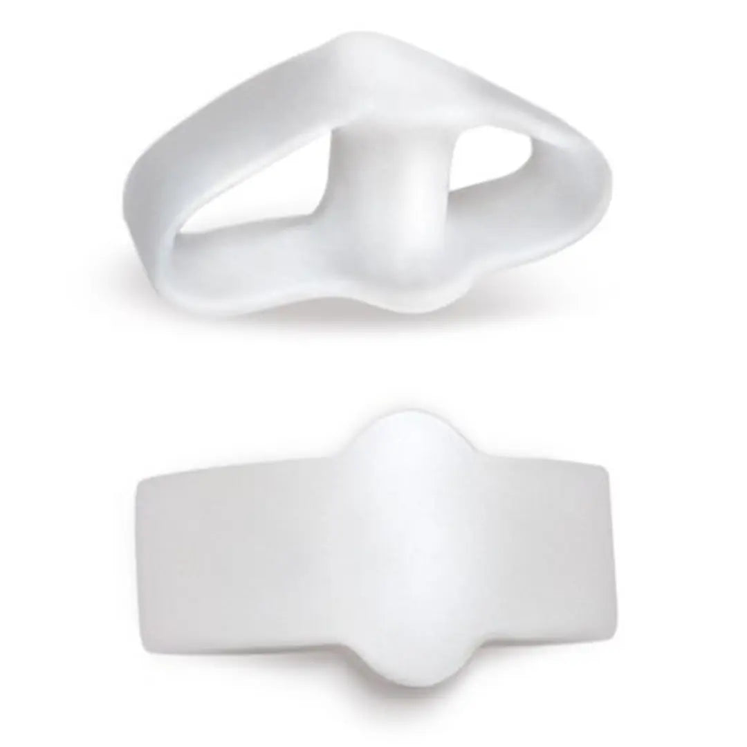 FußGut Gel-Doppelring-Korrektor – sanfte Zehenkorrektur bei Hammerzehen und Hallux Valgus.