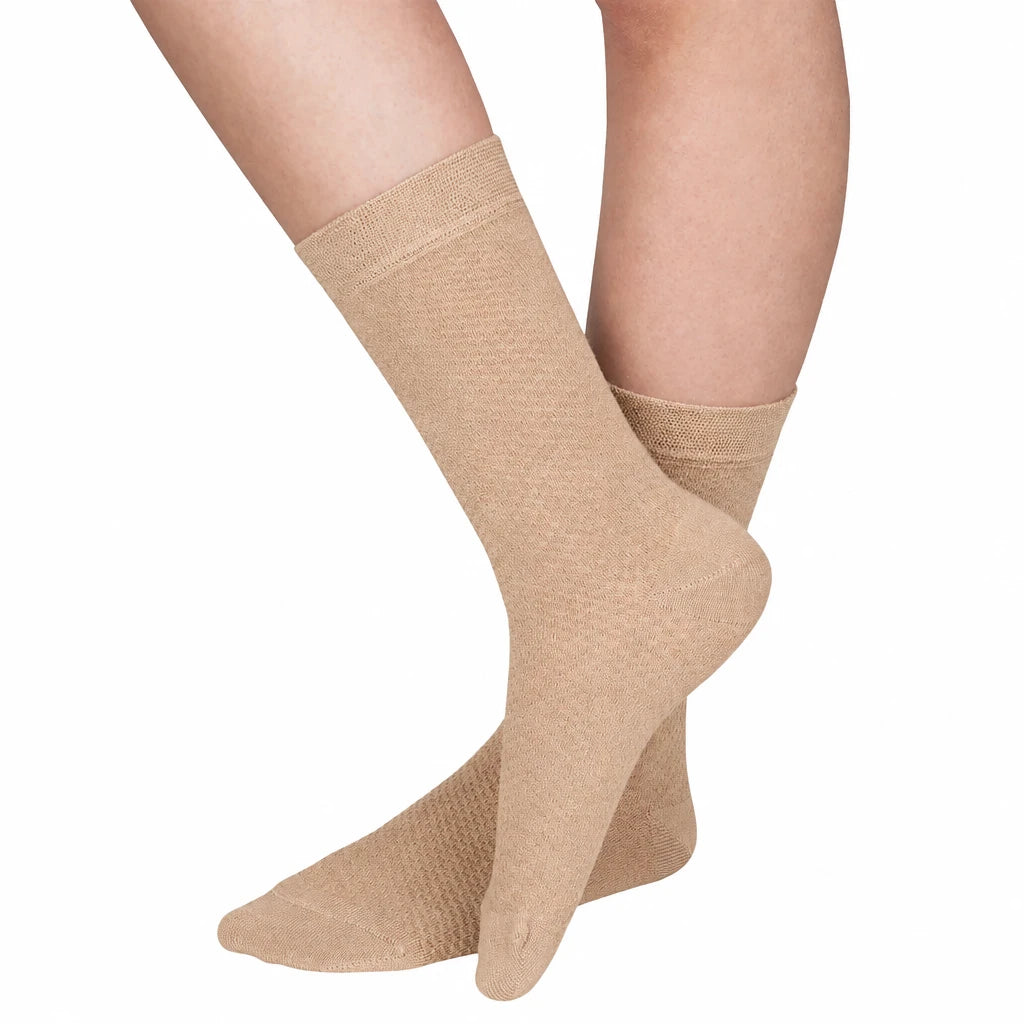 FußGut Mesh Summerlight Socken am Fuß – leichte, atmungsaktive Sommerschocken für angenehmes Fußklima