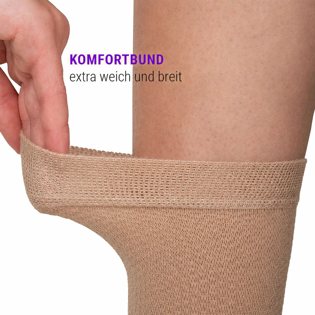 Weicher Komfortbund der Mesh Summerlight Socken – breit, elastisch und angenehm ohne Einschneiden