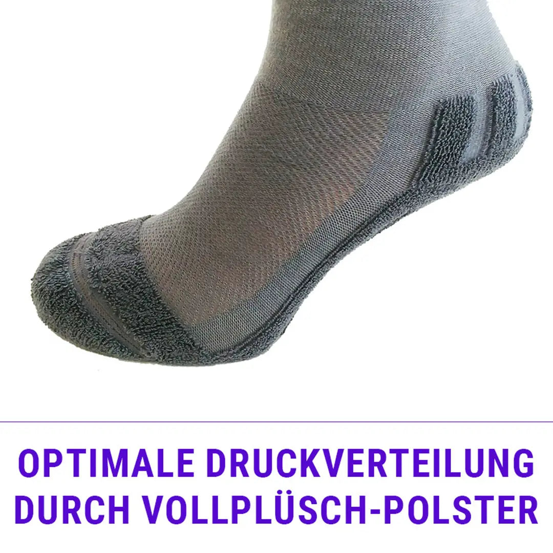 FußGut Sensitiv Kniestrümpfe mit Vollplüsch – extra weich, perfekt für empfindliche Füße und Diabetiker.