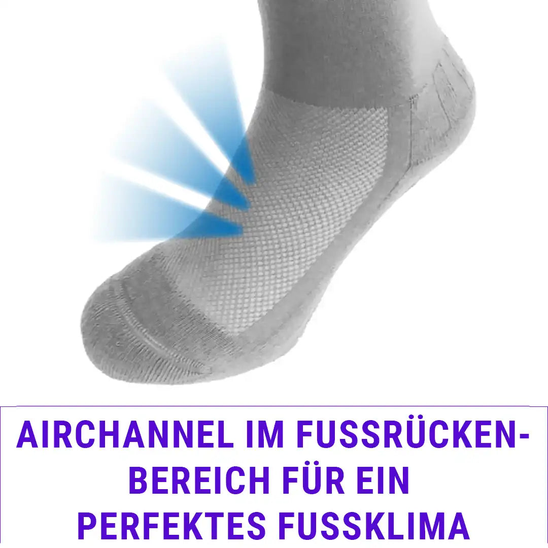 FußGut Venenfreund Sensitiv Socken – perfektes Fußklima dank Airchannel
