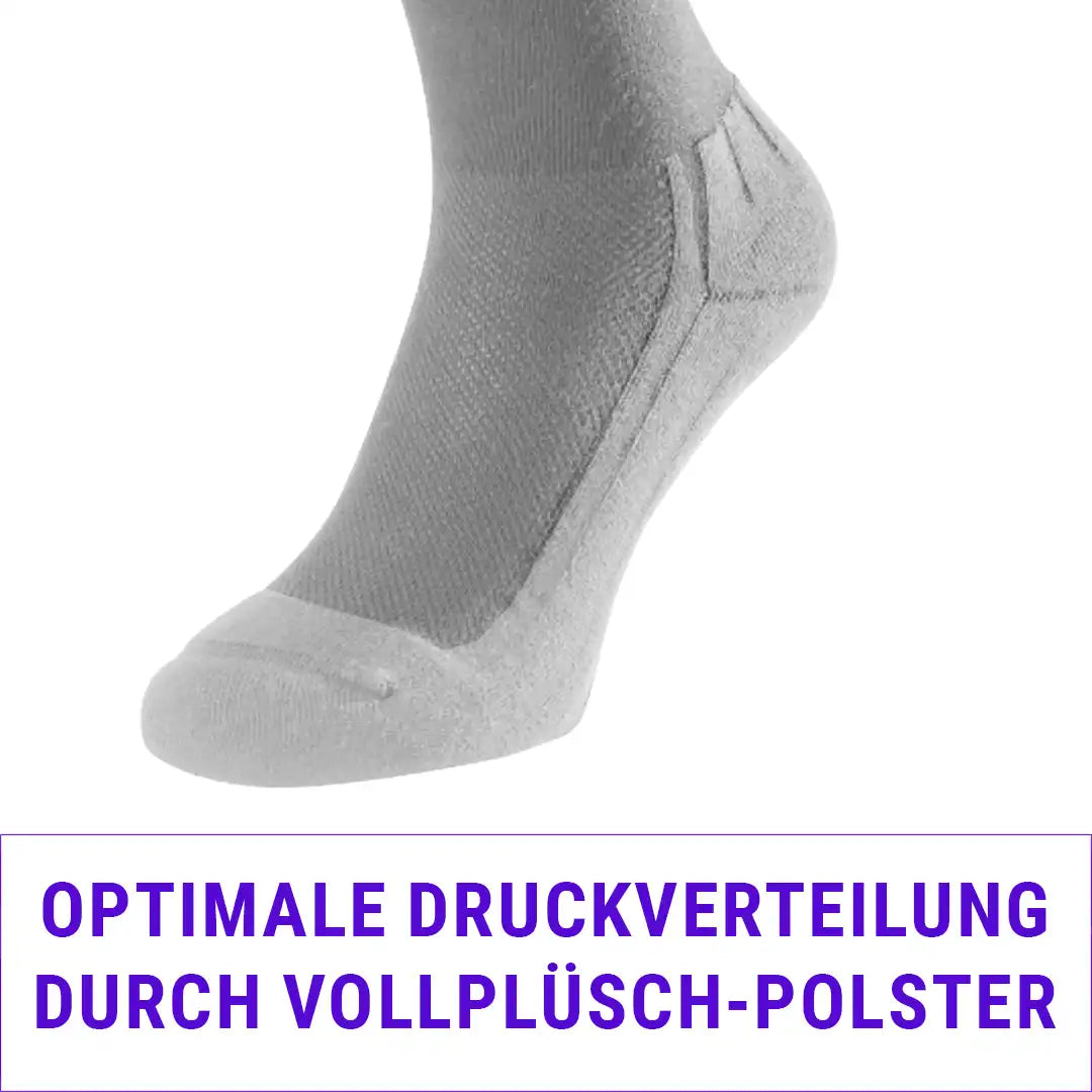 FußGut Venenfreund Sensitiv Socken – Vollplüsch-Polster für empfindliche Füße