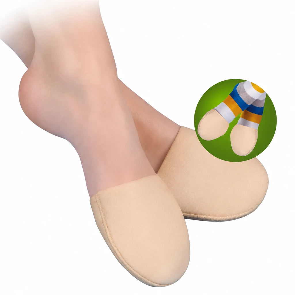 Zehenkappen Supersoft tragbar über oder unter Socken – geeignet für Verbandschuhe und empfindliche Füße