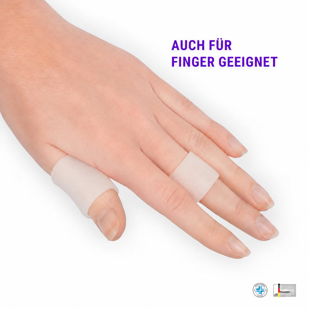 Silikon Zehenschutzringe auch für Finger geeignet – weich, flexibel und hautverträglich